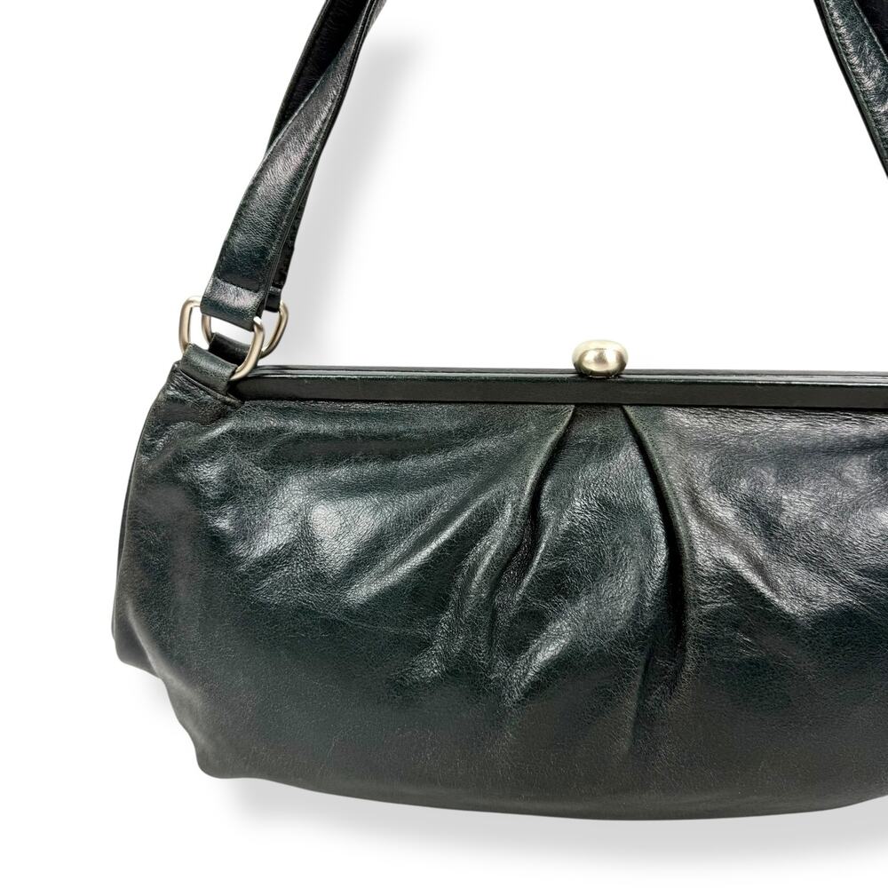 ❌SOLD❌ Vintage HOBO INTERNATIONAL fine leather kiss lock purse - Picture 5 of 14